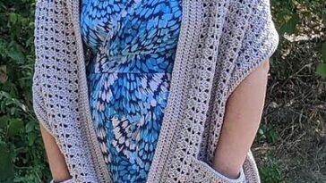 Easy Breezy Crochet Vest – Free Pattern