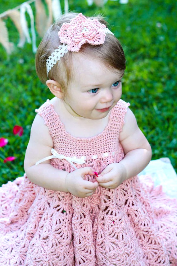 Beautiful Floral Crochet & Baby Dress Patterns