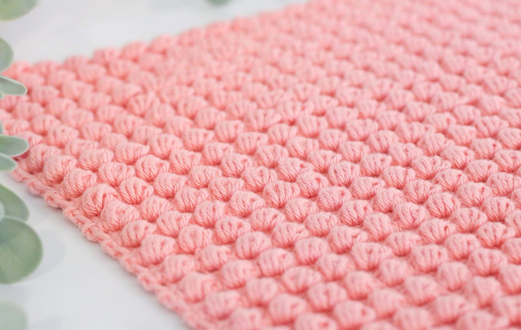 Crochet Puff Stitch Baby Blanket