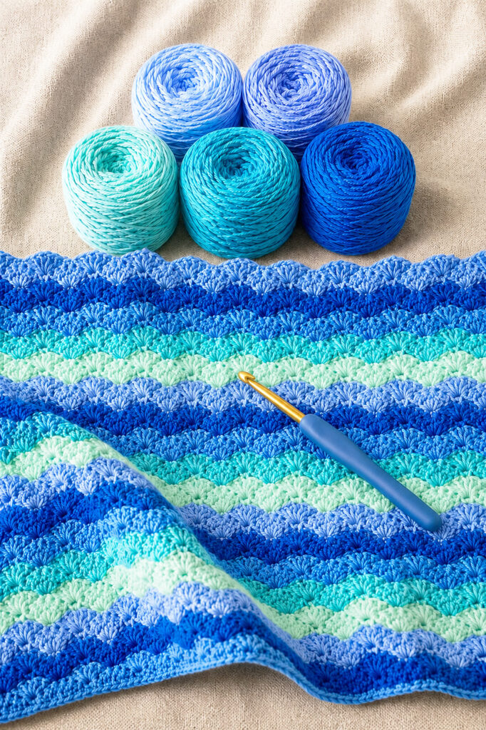 5 Double Crochet Shell Stitch