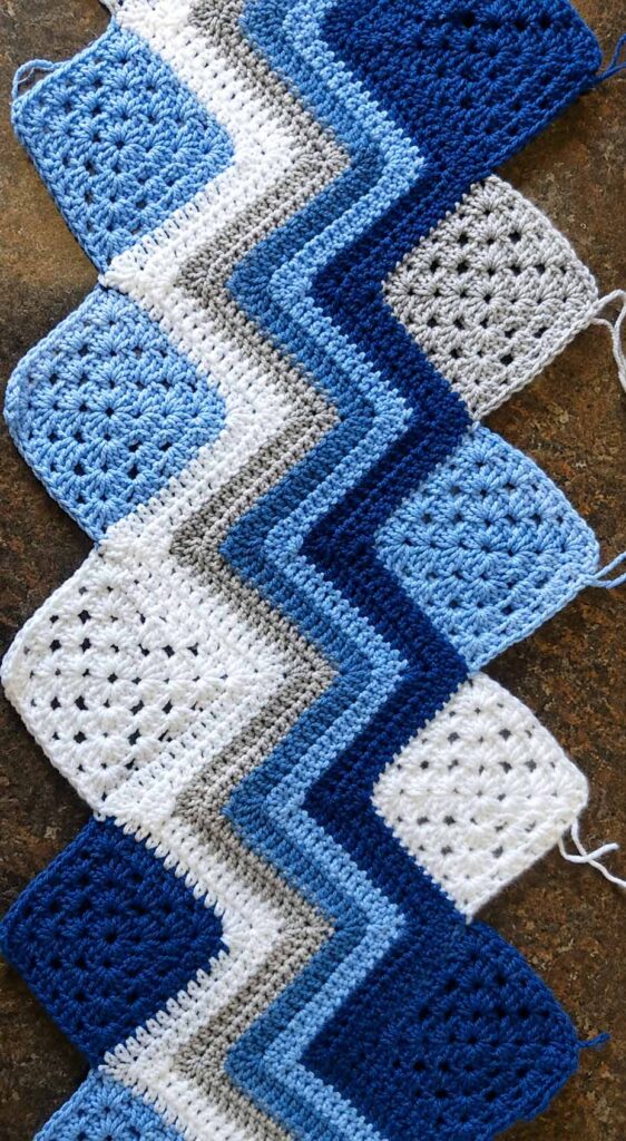 Granny Stripes Blanket Pattern