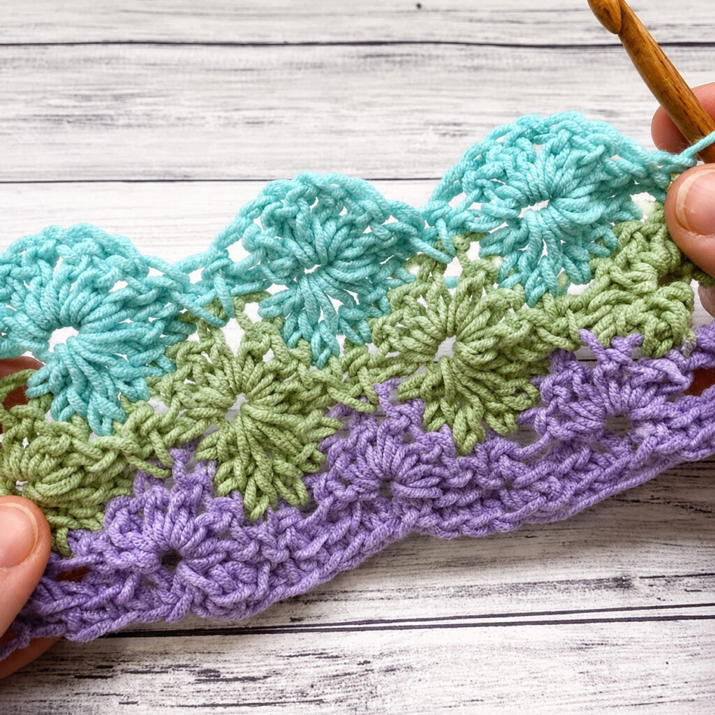 Harlequin Crochet Stitch Pattern
