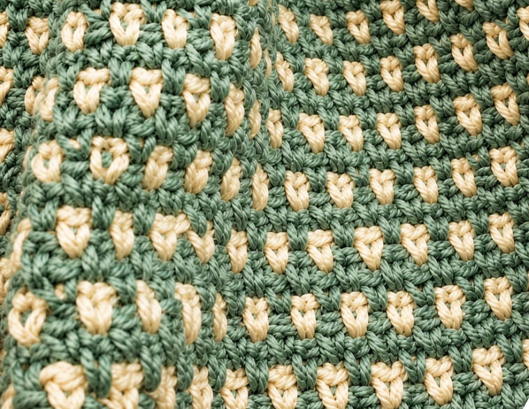Moss Stitch and Linen Stitch