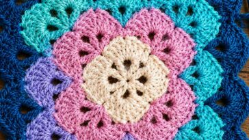 Shell Square Blanket Pattern