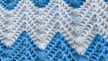 Waffle Chevron Stitch