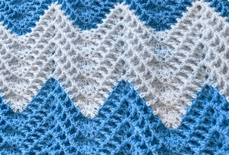 Waffle Chevron Stitch