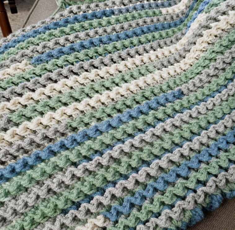 ZigZag Waffle Stitch