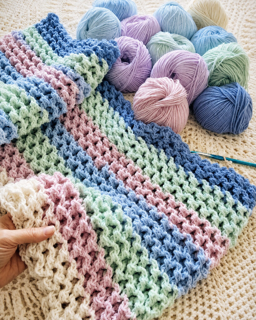 ZigZag Waffle Stitch