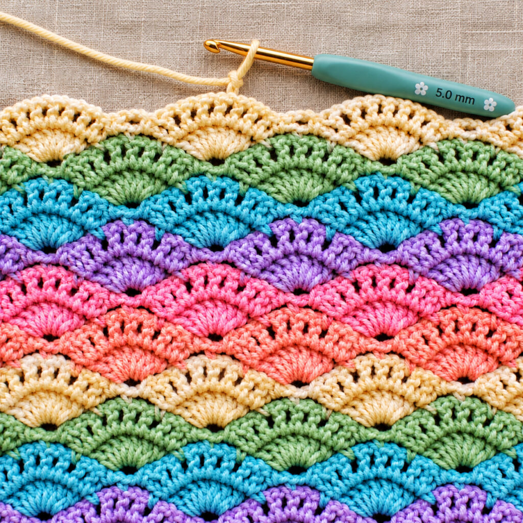Crochet Large Shell Stitch