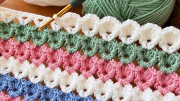 3D Shell Stitch Crochet Pattern