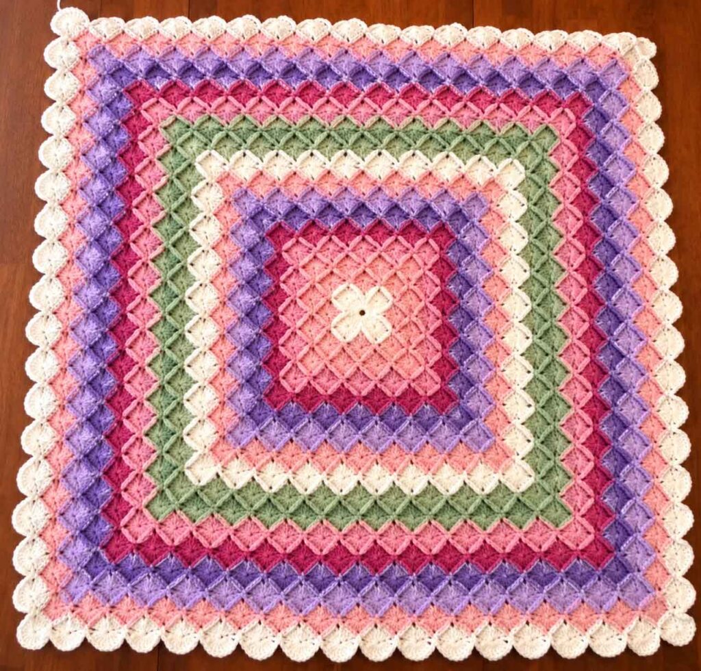 Bavarian Blanket Free Crochet Pattern