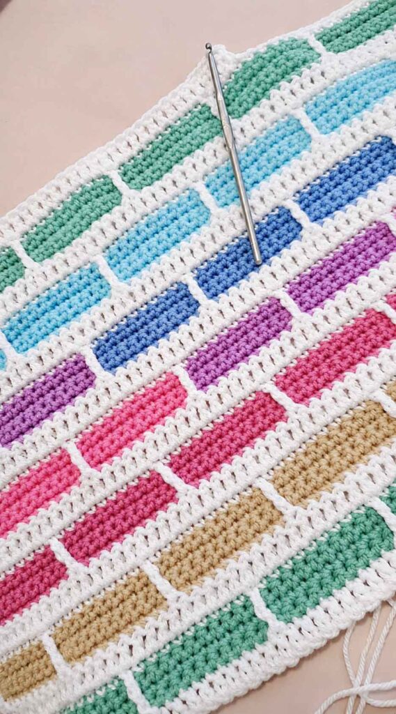 Brick Stitch Crochet Pattern