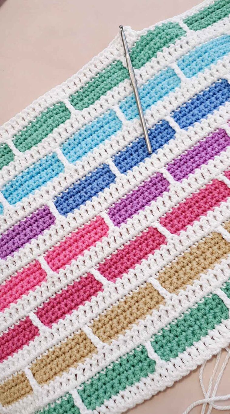 Brick Stitch Crochet Pattern