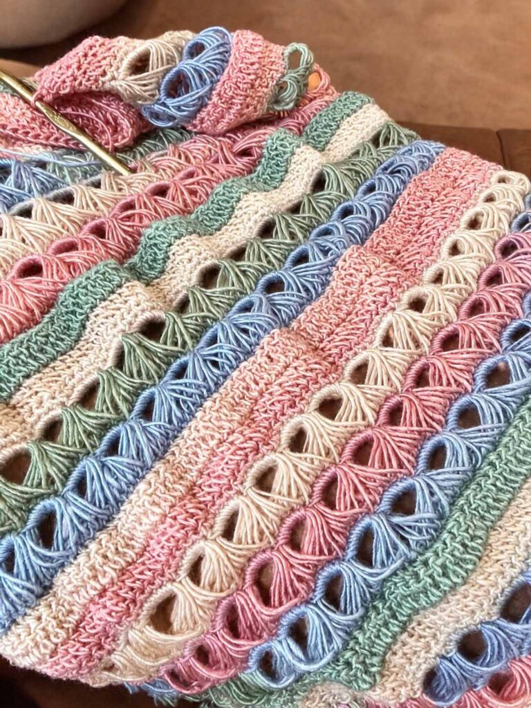 Broomstick Lace Infinity Scarf