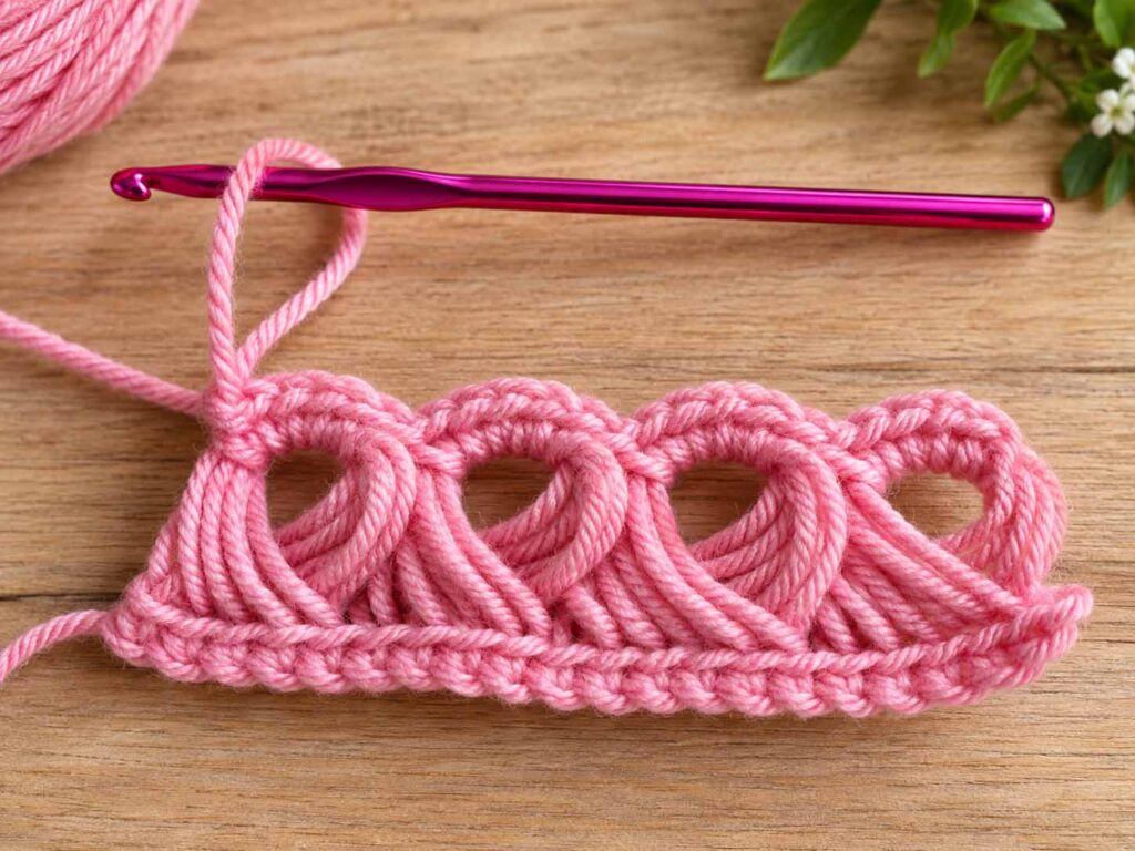 Broomstick Lace Infinity Scarf