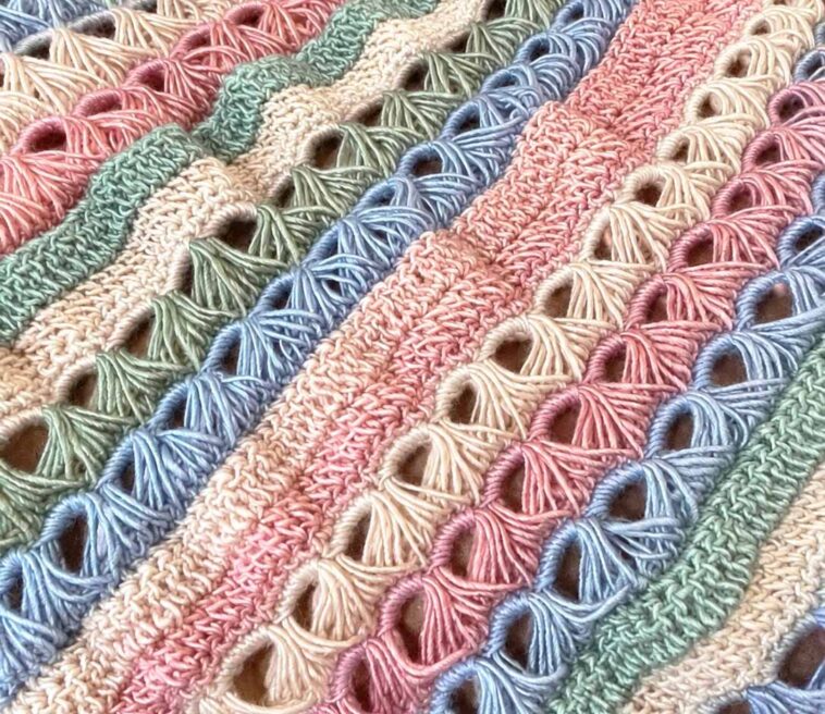 Broomstick Lace Infinity Scarf