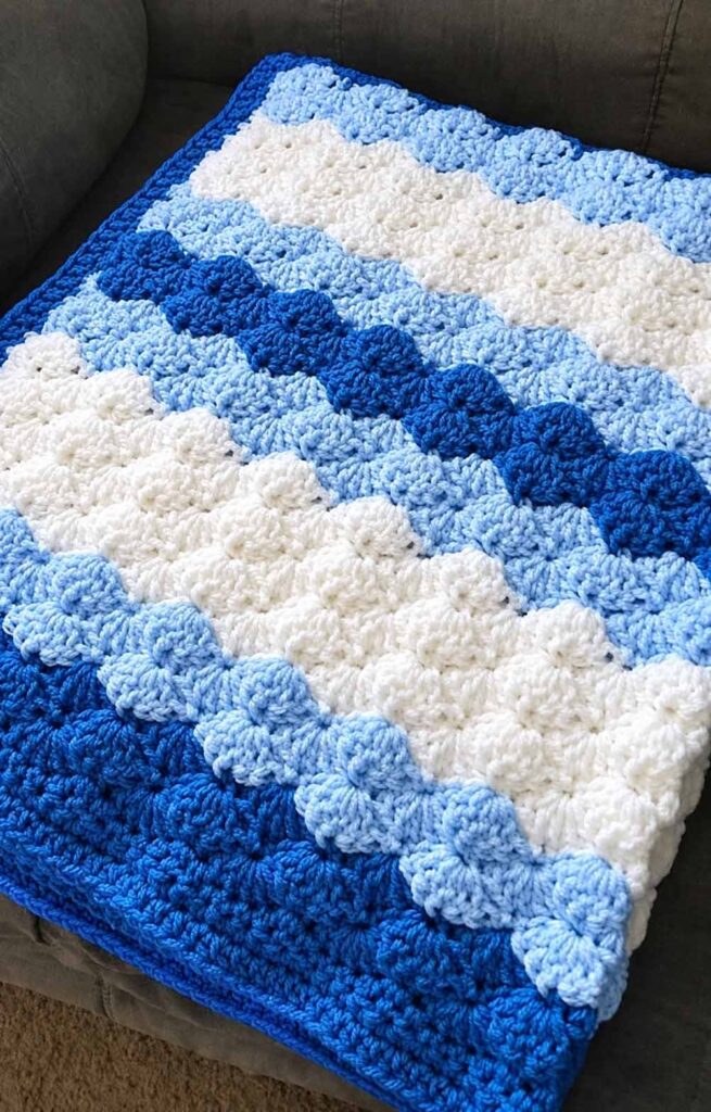 Bubbles Baby Blanket
