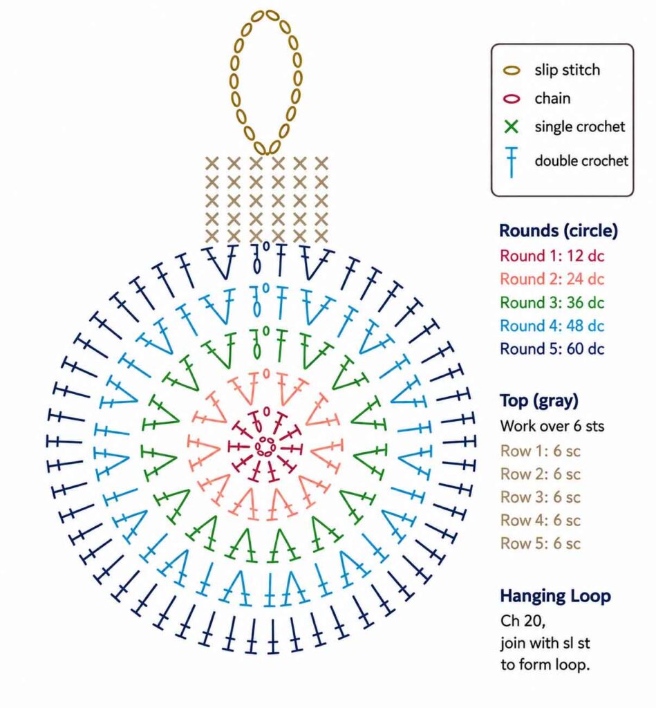 Christmas Ball Ornament Graph