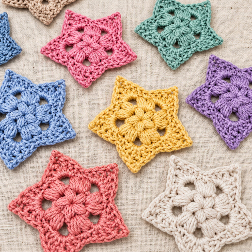 Christmas Star Ornament crochet pattern