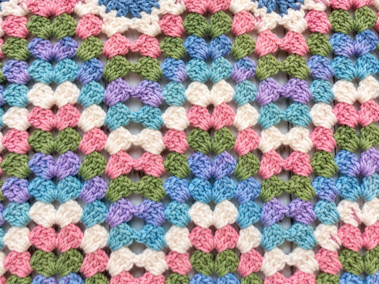 Crochet Granny Ripple Blanket