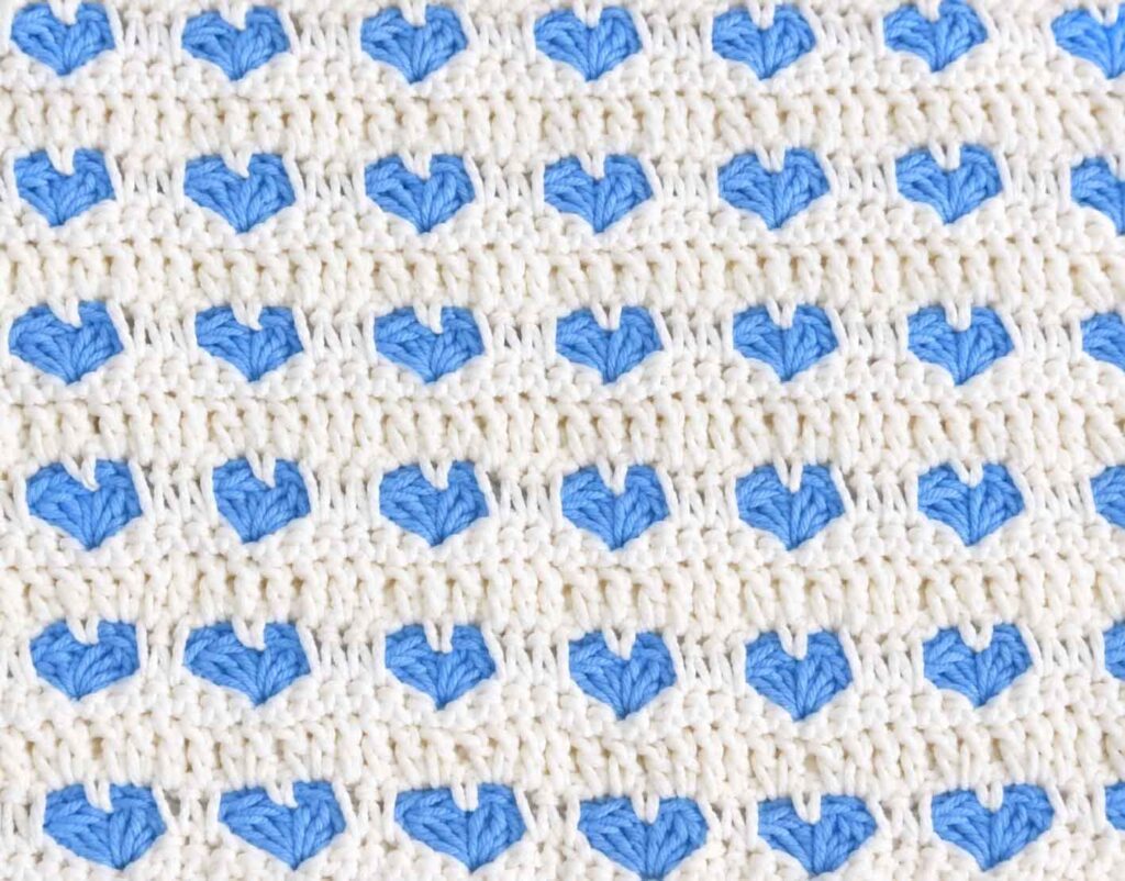 Crochet Heart Stitch