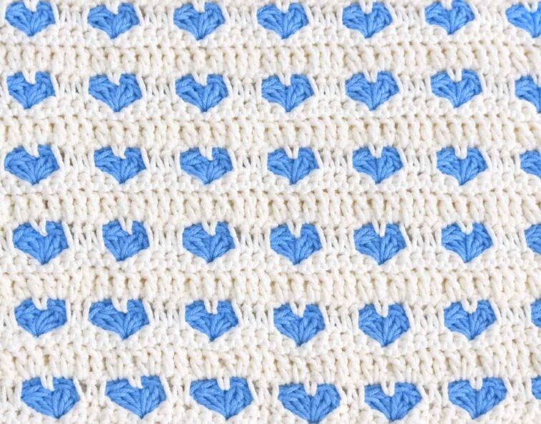 Crochet Heart Stitch