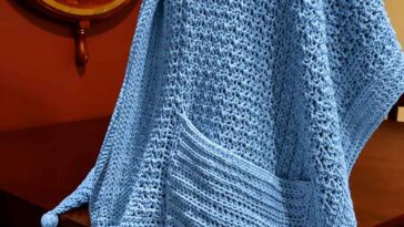 Crochet Pocket Wrap Pattern