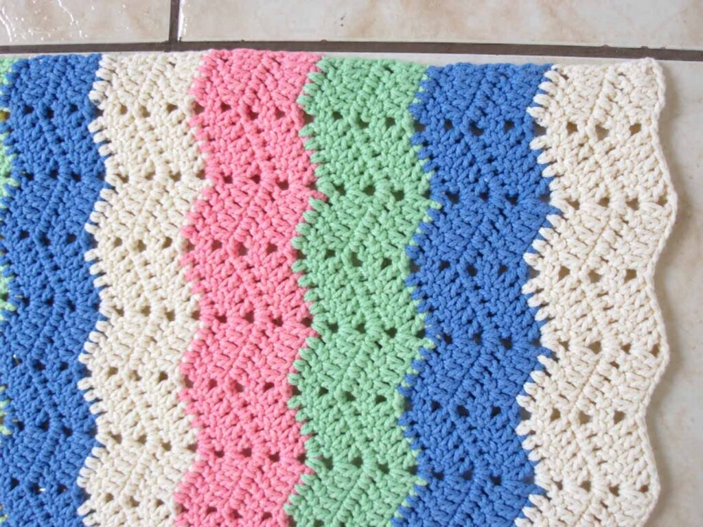 Crochet Zig Zag Blanket Pattern