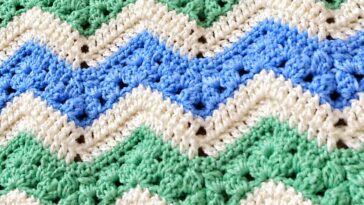 Crochet Zig Zag Blanket Pattern