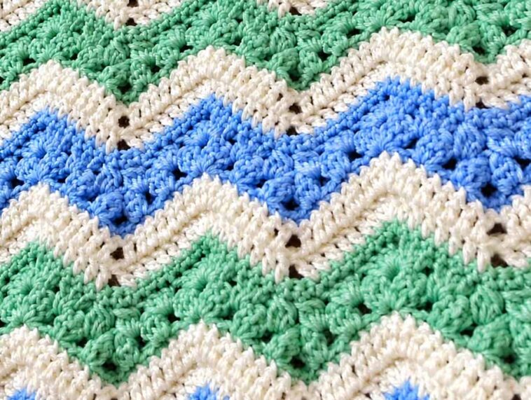 Crochet Zig Zag Blanket Pattern