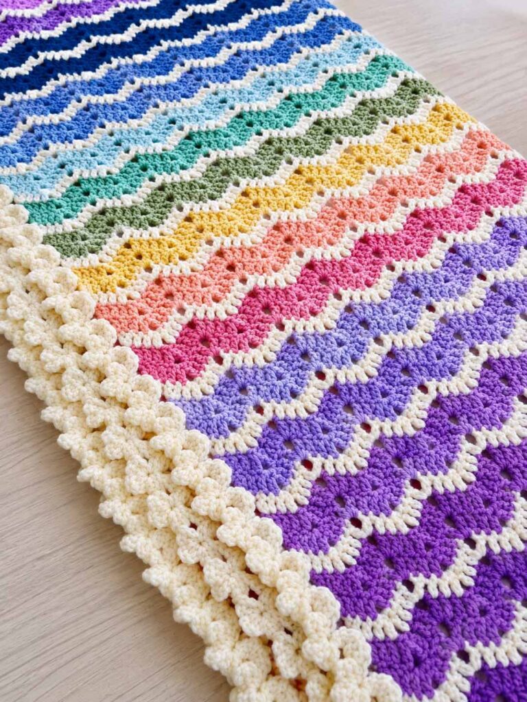 Crochet Zig Zag Blanket Pattern