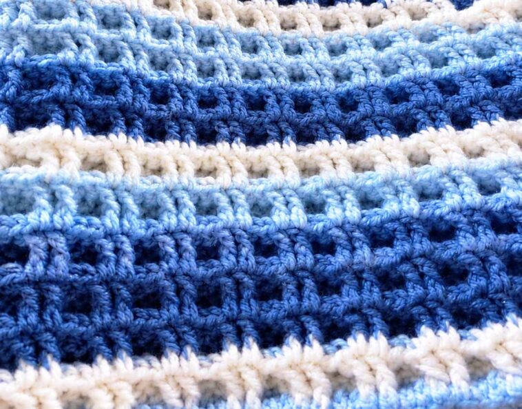 Double Waffle Crochet Stitch