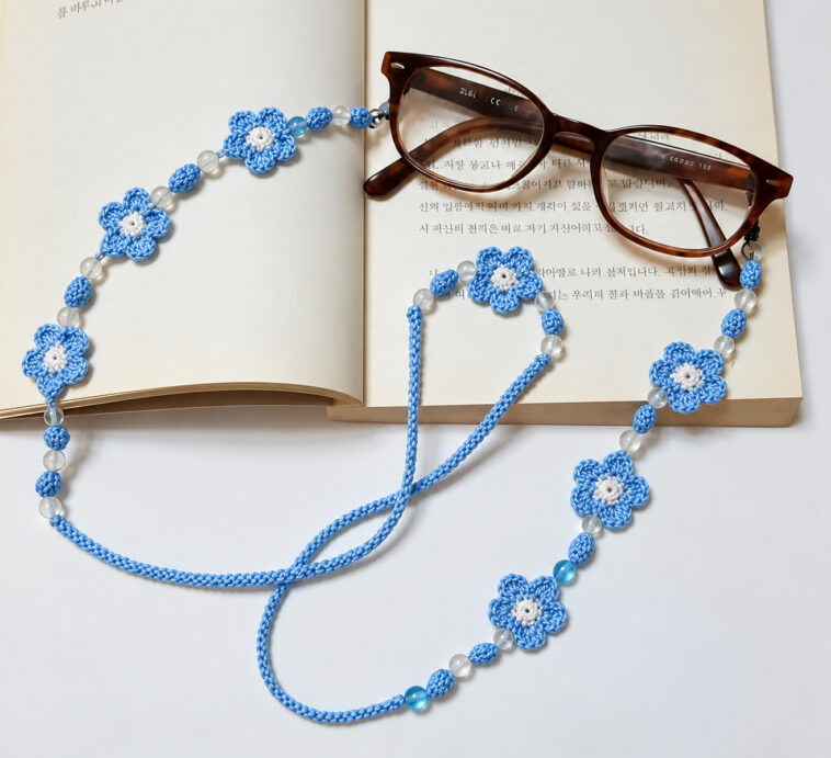 Easy Crochet Glasses Strap