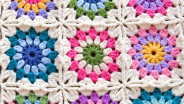 Flowers in the Snow Crochet