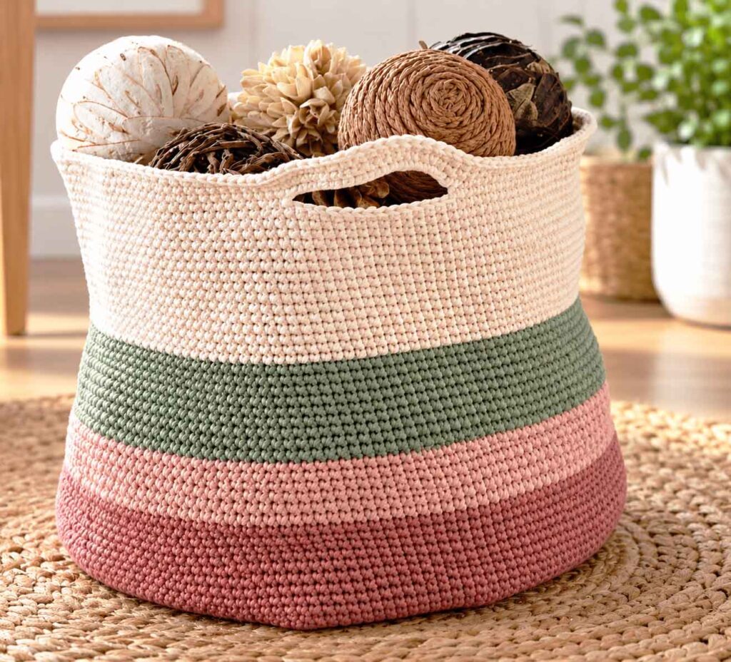 Handy Crochet Basket Pattern