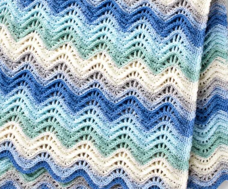 Ripple Ridges Blanket