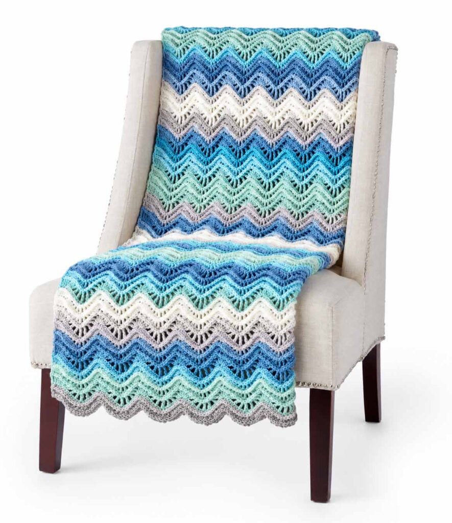 Ripple Ridges Blanket