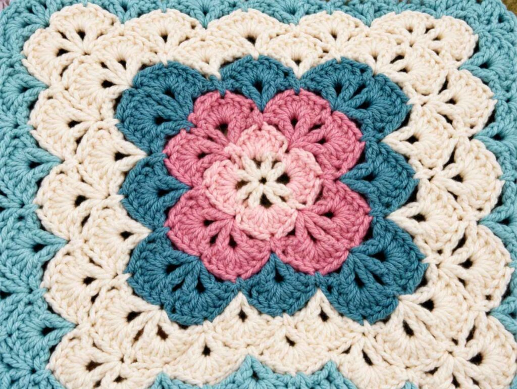 Shell Stitch Baby Blanket
