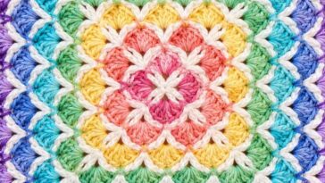 Shell Stitch Baby Blanket