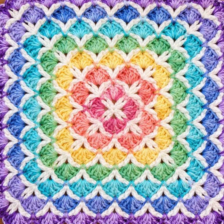 Shell Stitch Baby Blanket