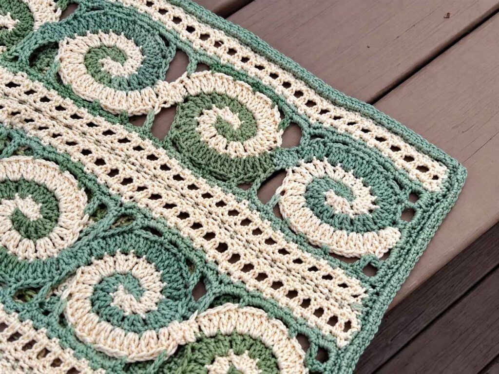Spirals Throw Crochet Pattern