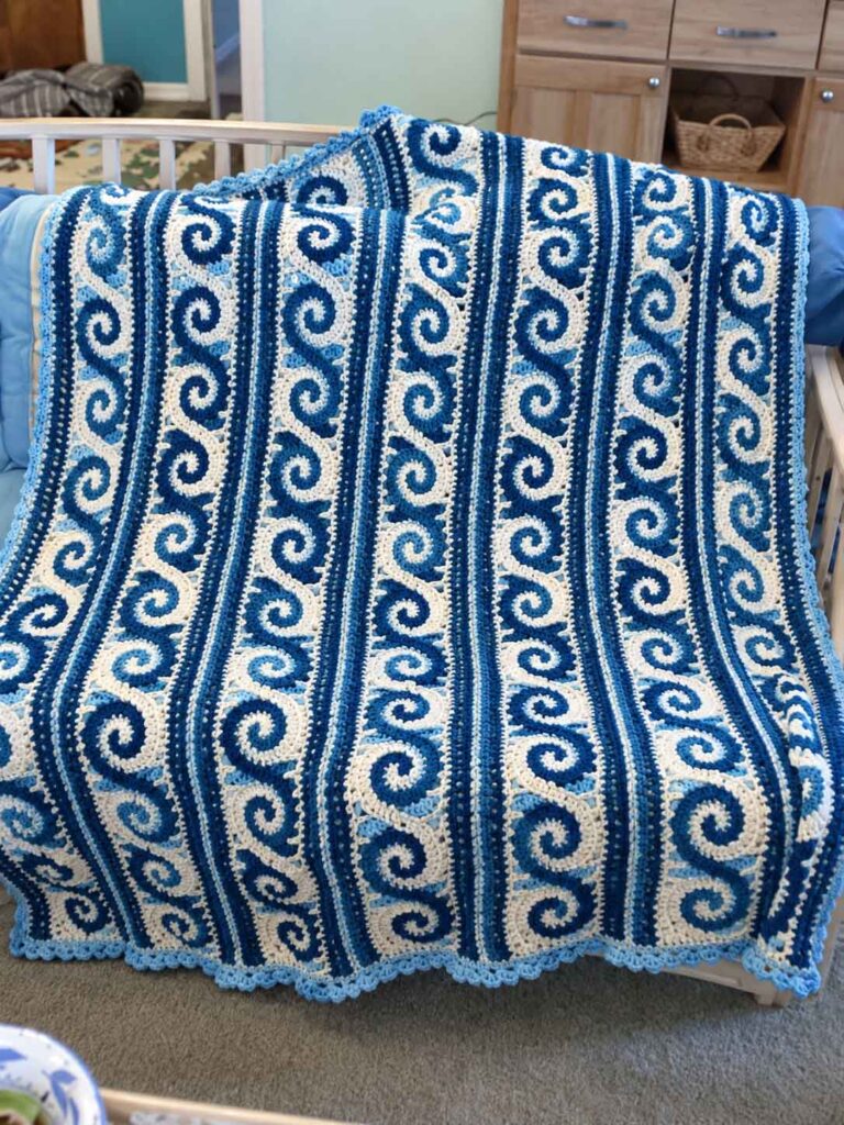 Spirals Throw Crochet Pattern