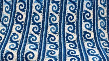 Spirals Throw Crochet Pattern