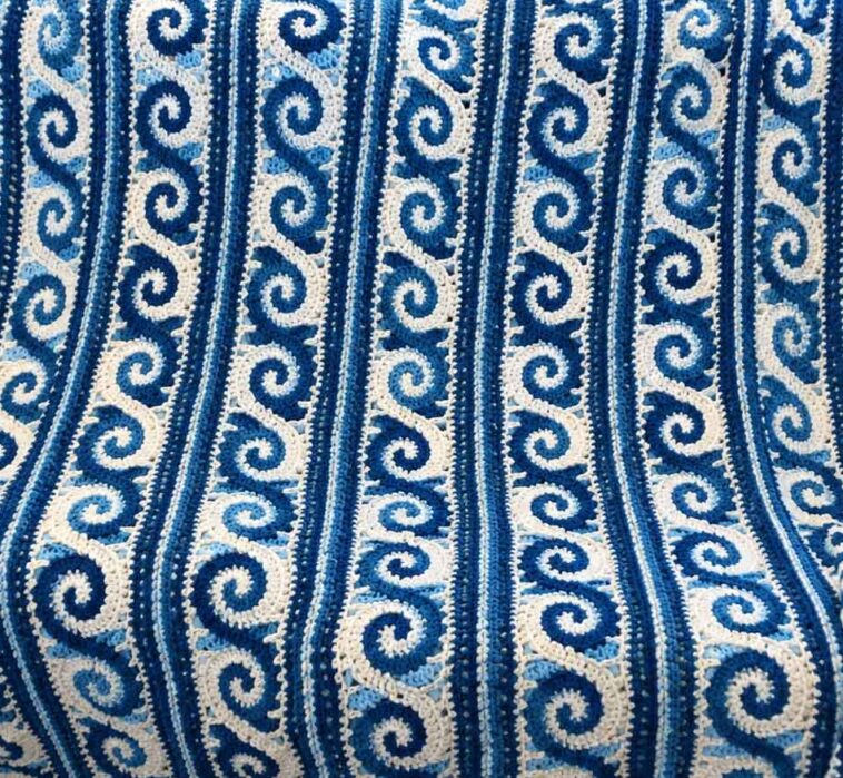 Spirals Throw Crochet Pattern