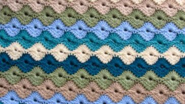 Star Shell Crochet Afghan Free Pattern