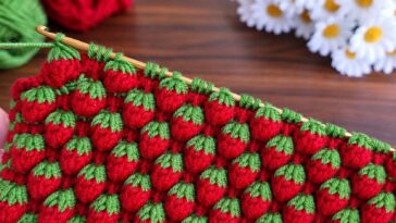 Strawberry Stitch Crochet Pattern