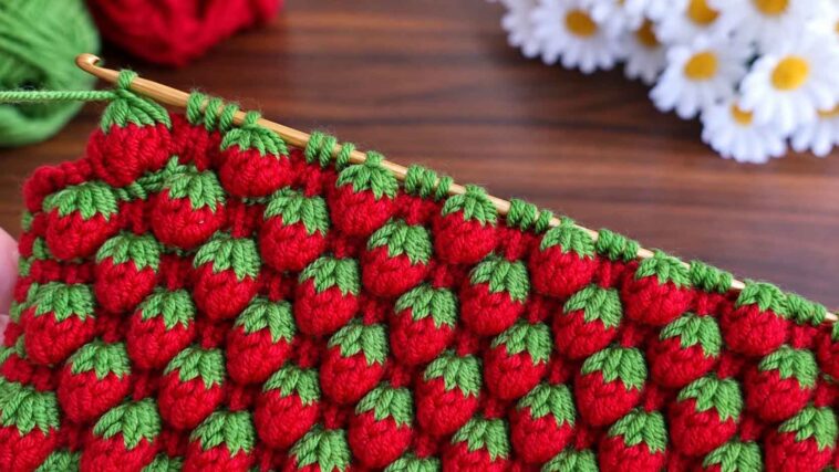 Strawberry Stitch Crochet Pattern