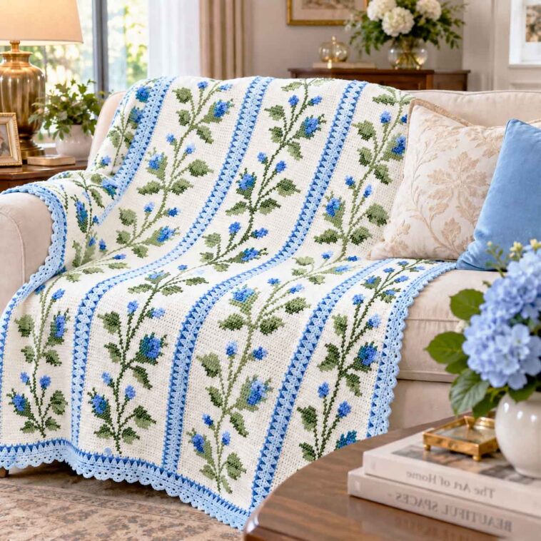 Summer Rose Afghan Pattern