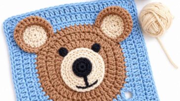Teddy Bear Granny Square