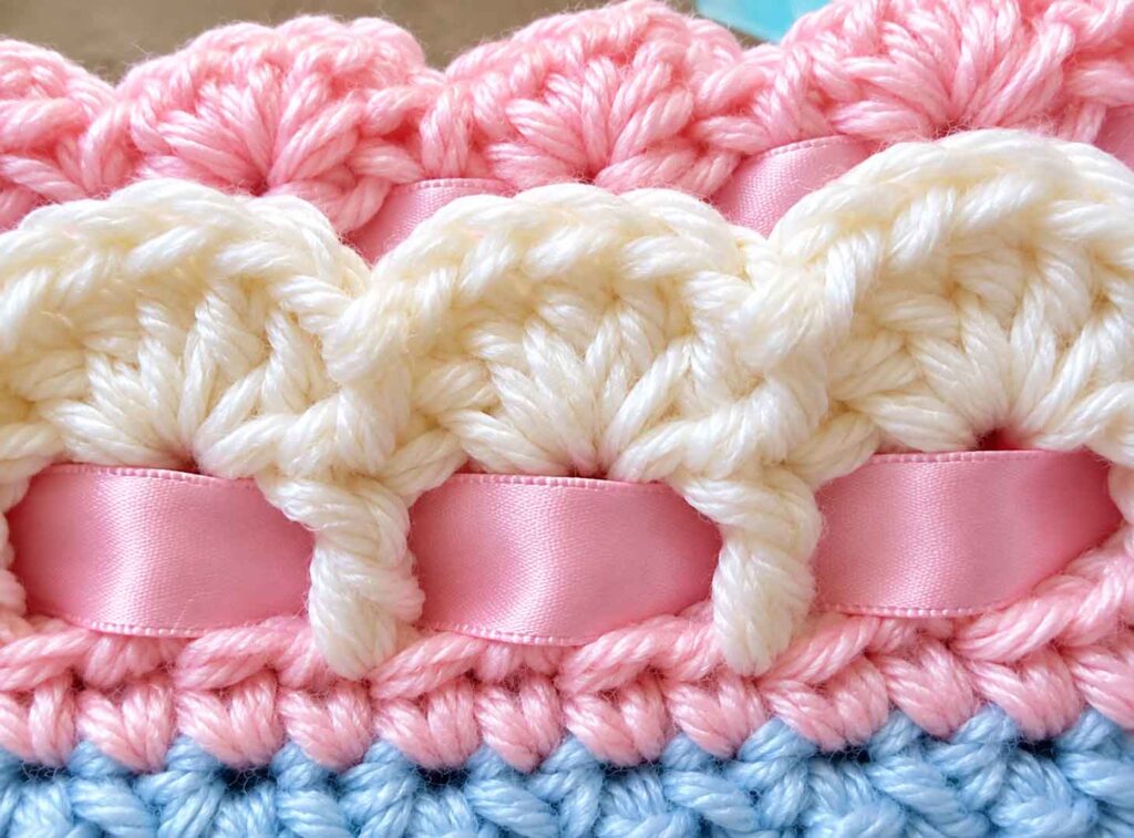 Tiramisu Blanket free crochet baby blanket pattern